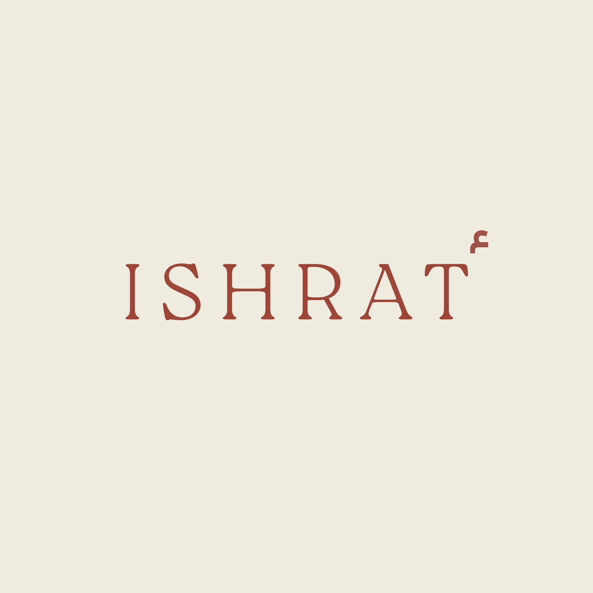 Ishrat Logo